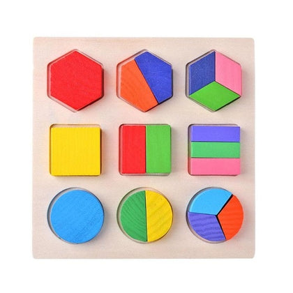 Wooden Geometric Shapes Montessori