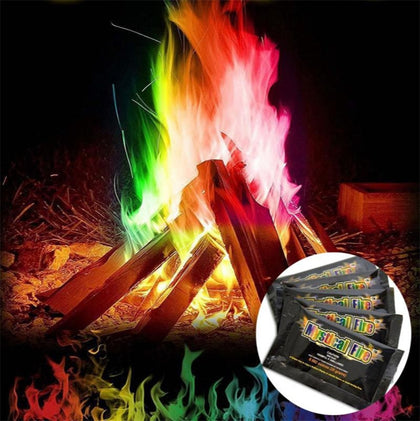 Colorful bonfire Mystical Fire Magic